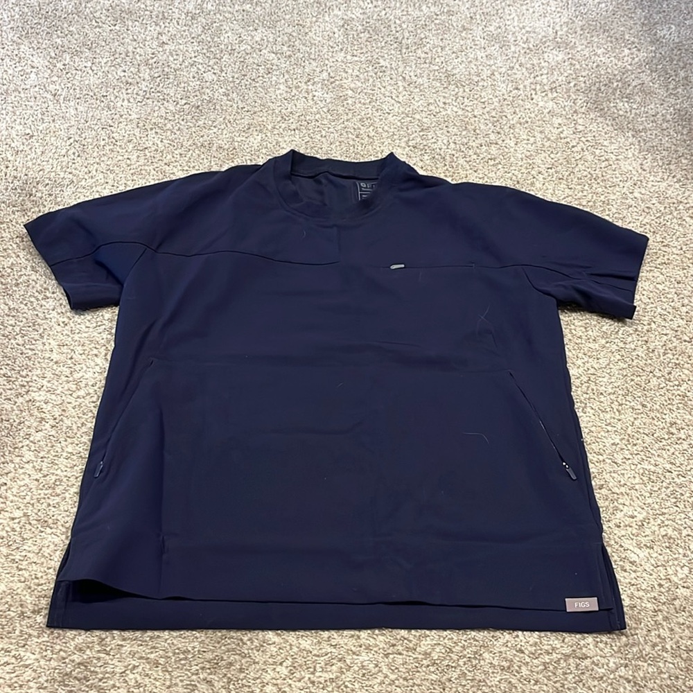 Figs navy blue limited edition scrub top